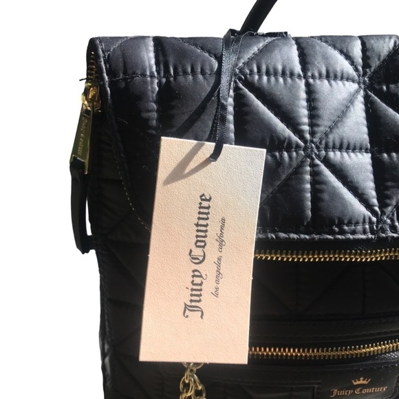 Juicy Couture Crown Jewel Black Backpack NWT main image 13